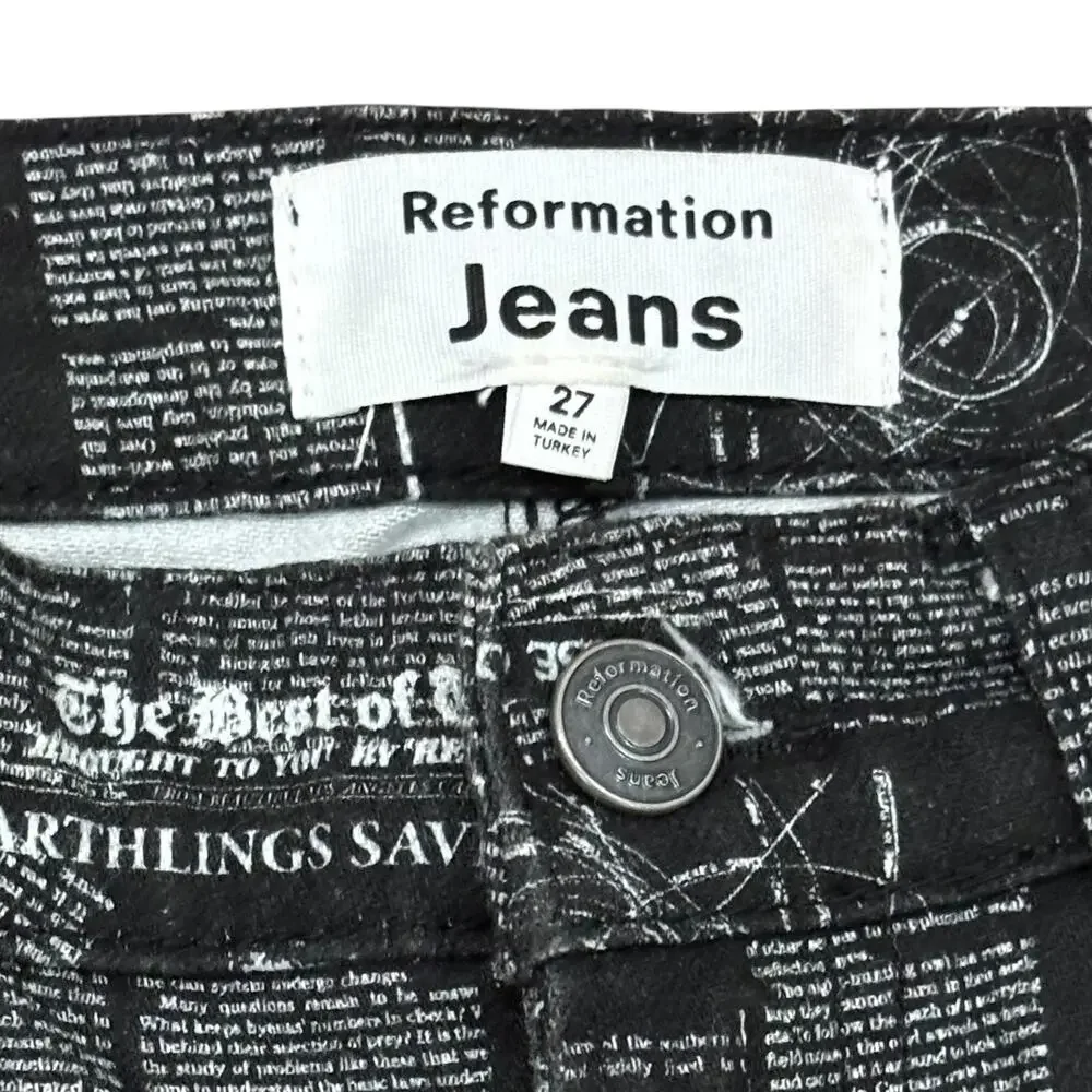 Reformation Peyton Style Zine High Rise Bootcut Jeans Size 27